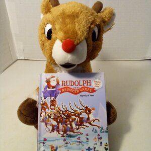 Kohls Cares Rudolph 10" Plush Book 2019 Christmas Holiday